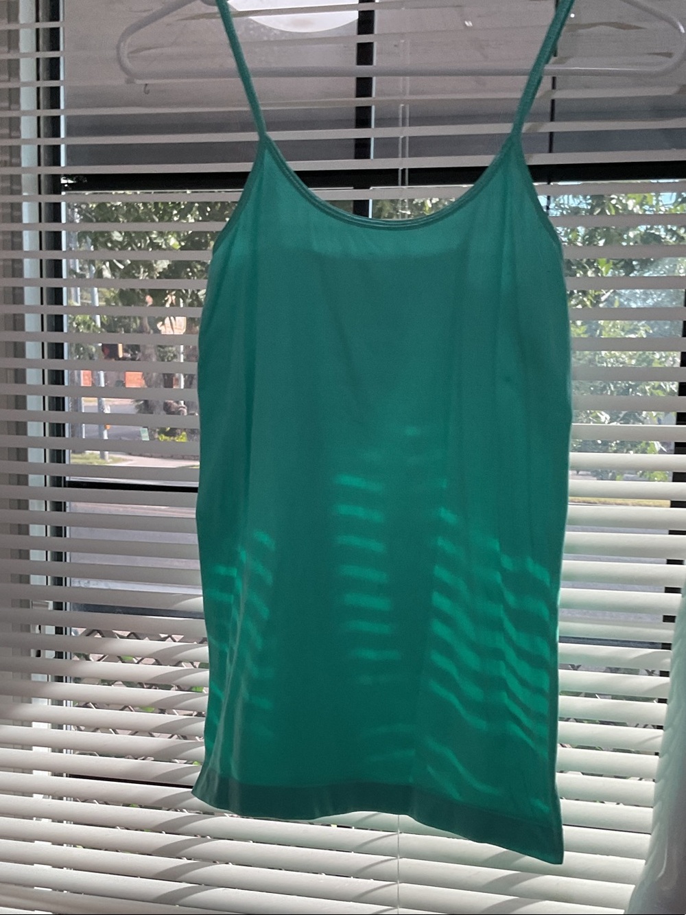 Authentic American Heritage Teal Spaghetti-Strap Camisole